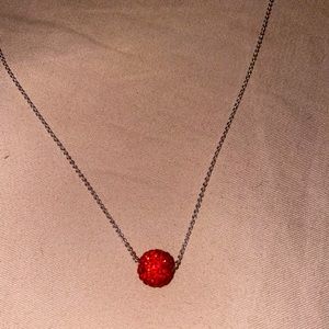 Ruby Stoned Necklace